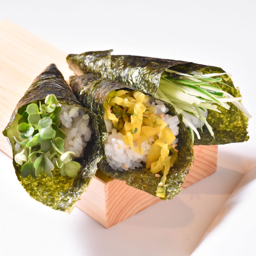 板前手巻き寿司ベジタリアン3本セット 板前手巻き寿司ベジタリアン3本セット